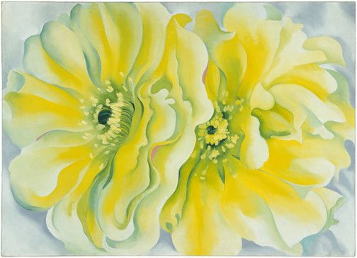 Georgia O’Keeffe (1887–1986), Yellow Cactus, 1929 Oil on canvas, 30 x 42 in. Dallas Museum of Art, Texas Patsy Lucy Griffith Collection, Bequest of Patsy Lucy Griffith. 1998.217. (O’Keeffe 675) © Copyright 2014 Georgia O’Keeffe Museum. Image courtesy International Arts®