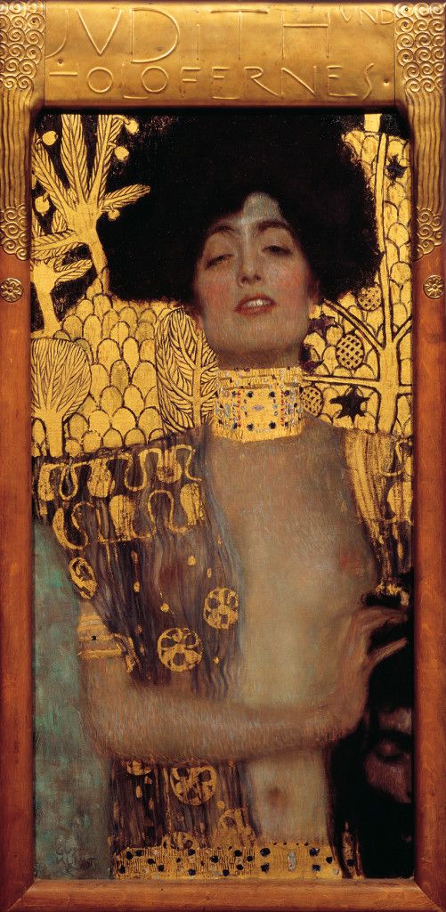 Gustav Klimt Judith and the Head of Holofernes 1901 Oil on canvas 84 cm × 42 cm Österreichische Galerie Belvedere, Vienna