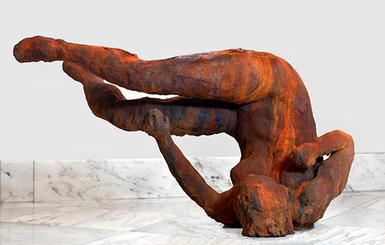 Ten Breaths: Tumbling Woman II 2007-2008 Eric Fischl bronze 23 x 26 x 49 in. (58.4 x 66.0 x 124.5 cm) Smithsonian American Art Museum © 2008, Eric Fischl 2013.86 Smithsonian American Art Museum 