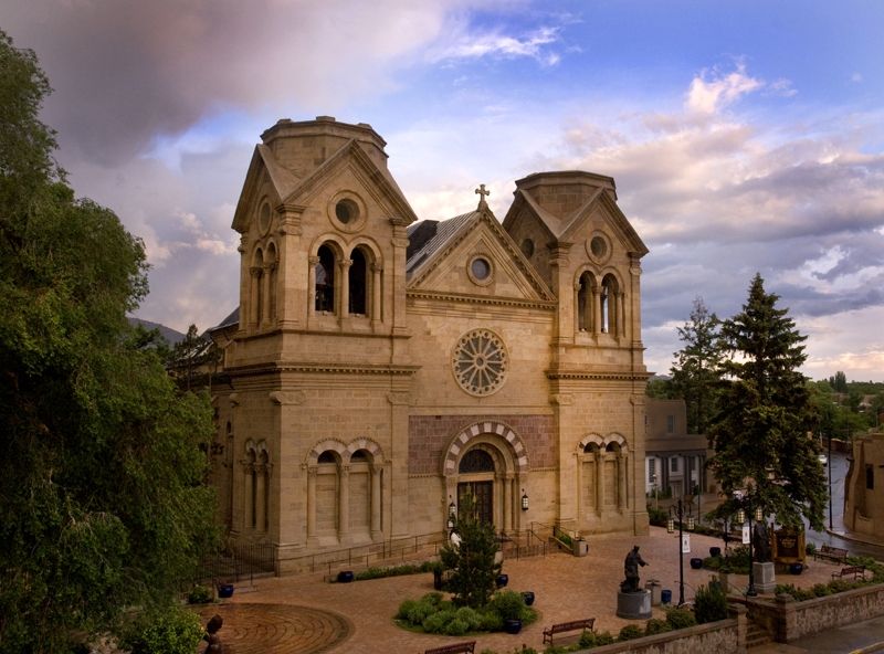 Cathedral Basilica of St. Francis d'Assisi: Photo by LeRoy N. Sanchez