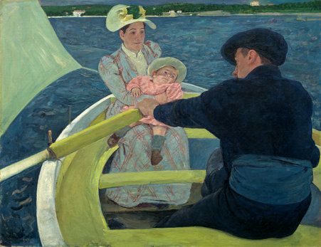 Mary Cassatt (American, 1844 - 1926 ), The Boating Party, 1893/1894, oil on canvas, Chester Dale Collection