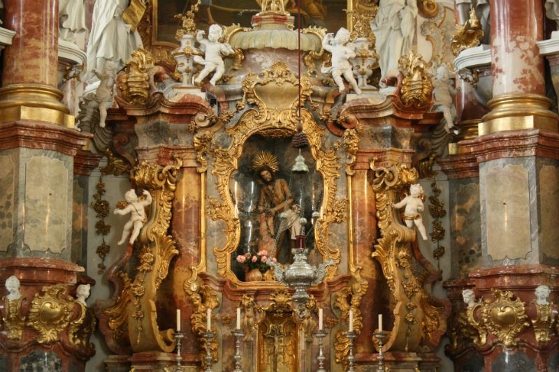 The Suffering Christ, The Weiskirche, Steingaden, Bavaria, Germany